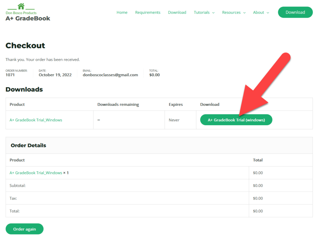 How to install on windows a gradebook